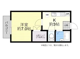 ヴィラジュドゥノール参番館【1階】の間取り