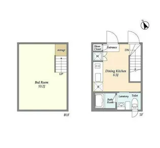 KDXレジデンス吉祥寺【1階】の間取り