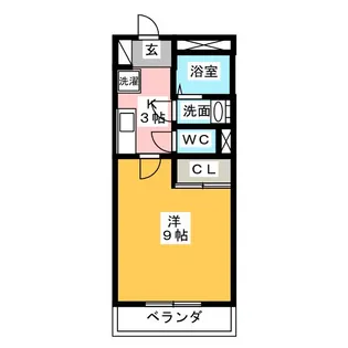 グリーンヒル瑞穂【2階】の間取り