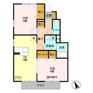 プレアデス見川 C【1階】の間取り