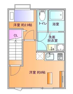 ユニテラス石崎【2階】の間取り