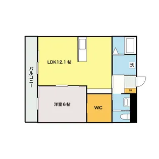 メゾンドシャンブル【1階】の間取り