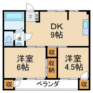 塚本マンション【3階】の間取り