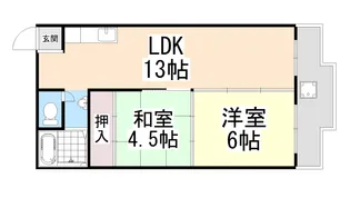 コーポジョイ【3階】の間取り