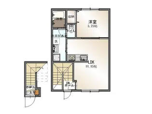 ゆうゆう3【2階】の間取り