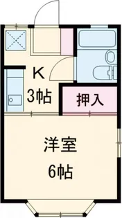 レジデンスムラセ【2階】の間取り