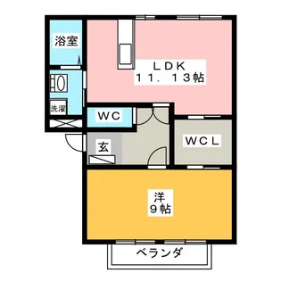 グランピア A【1階】の間取り
