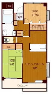 プロスペリアつくば【3階】の間取り