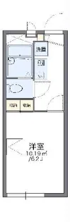 レオパレスドジェーム【2階】の間取り