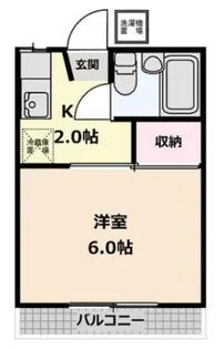 メゾンリビエラ【1階】の間取り
