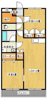 プリムローズ【1階】の間取り