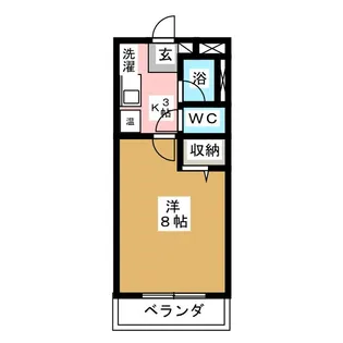 クラブ亭ビル【6階】の間取り