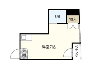 浜田ビル【4階】の間取り