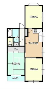 東京都八王子市廿里町【マンション】の間取り