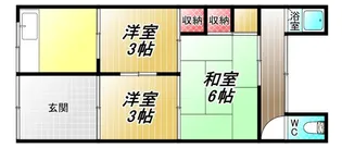 サンレイディアンスOKUDA【2階】の間取り