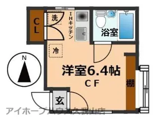 サンパレス浜田山【2階】の間取り