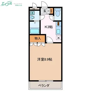 エレガント I【2階】の間取り