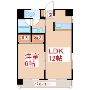 プレジデント勇貴【3階】の間取り