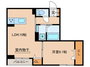 コーポ ウイスタリヤ【2階】の間取り