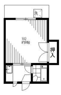 コーポラスクリエイティブ【1階】の間取り