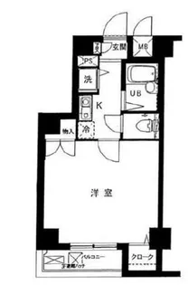 東京都渋谷区代々木1【マンション】の間取り