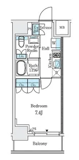 東京都文京区湯島2【マンション】の間取り