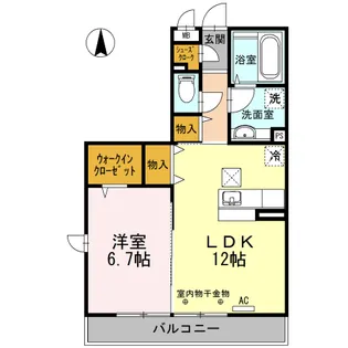 神奈川県横浜市瀬谷区宮沢1【マンション】の間取り