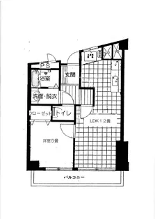 南6条ダイヤハイツ【10階】の間取り