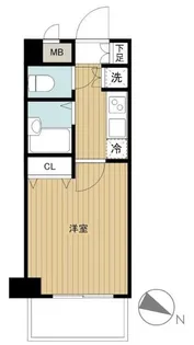 アヴィニティー東中野【5階】の間取り