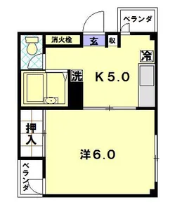 コーポ八幡【3階】の間取り