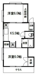 ローズバーグ87【1階】の間取り