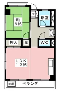 タカギマンション【1階】の間取り