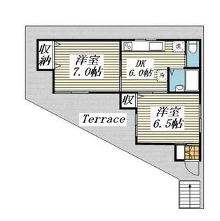 神奈川県横浜市南区平楽【一戸建】の間取り
