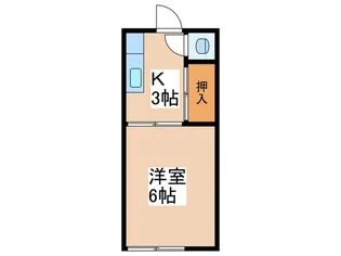 やま喜荘【2階】の間取り