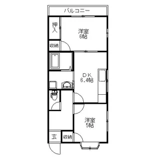 メゾンドアルスの間取り