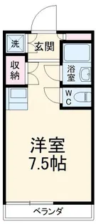 フローラル元木【3階】の間取り