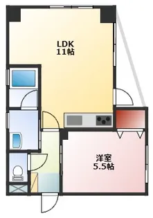 シエルピア【2階】の間取り