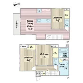 Terraneaの間取り