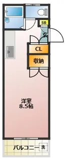 ハイツインディゴ【2階】の間取り