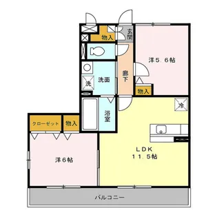 神奈川県横浜市港北区鳥山町【アパート】の間取り