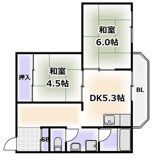 マエダマンション【3階】の間取り