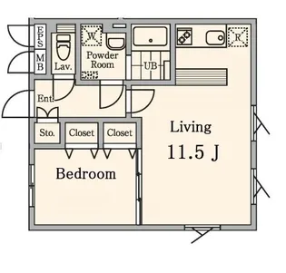 ラピス白金【3階】の間取り