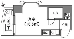 コア伝通院アネックス【5階】の間取り