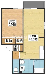 ハイリッツ久山台A【2階】の間取り