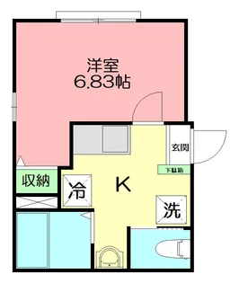 RICCO FORESTA【1階】の間取り