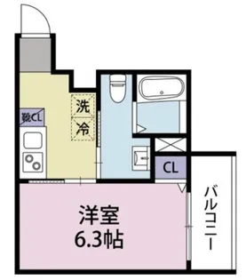 神奈川県横浜市南区井土ケ谷下町【アパート】の間取り