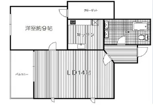 View Takanawa ビュー高輪【1階】の間取り
