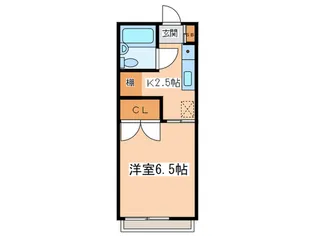 ハリントンハウス【2階】の間取り