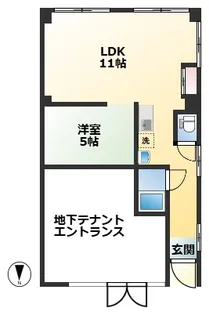 小針ビル【1階】の間取り