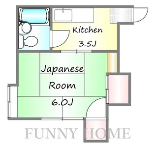 小川ハイツ【2階】の間取り